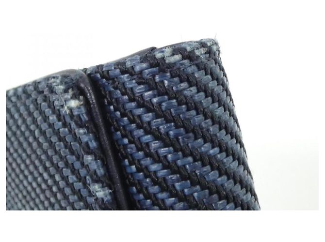 Cartera larga Chanel Deauville Line 81976 Azul marino - vista 3