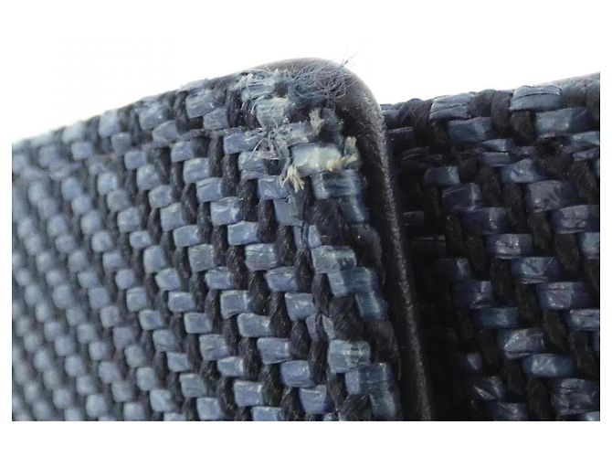 Cartera larga Chanel Deauville Line 81976 Azul marino - vista 5