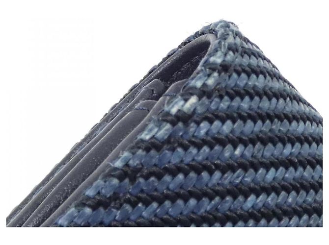 Cartera larga Chanel Deauville Line 81976 Azul marino - vista 6