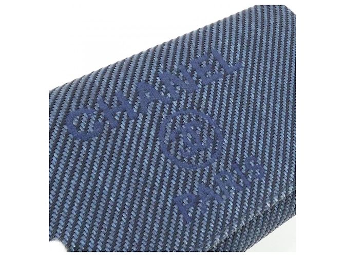 Cartera larga Chanel Deauville Line 81976 Azul marino - vista 7