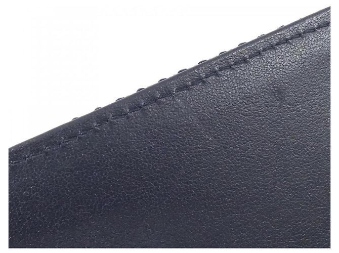 Cartera larga Chanel Deauville Line 81976 Azul marino - vista 8