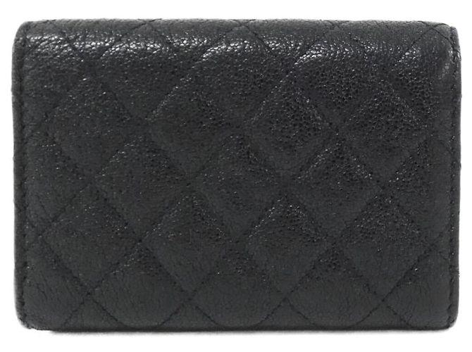 Cartera Chanel Boy Line Trifold Negro - vista 2