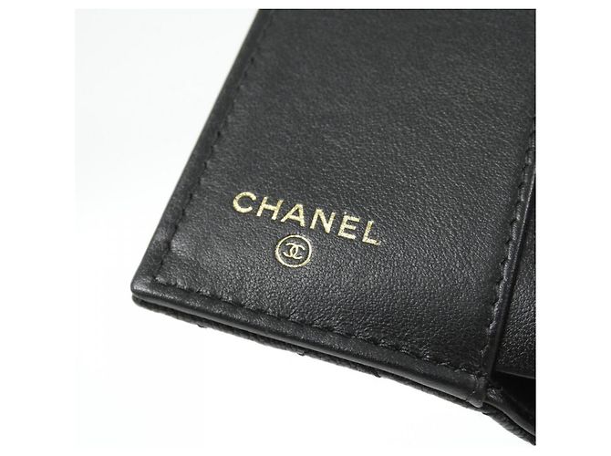 Cartera Chanel Boy Line Trifold Negro - vista 6
