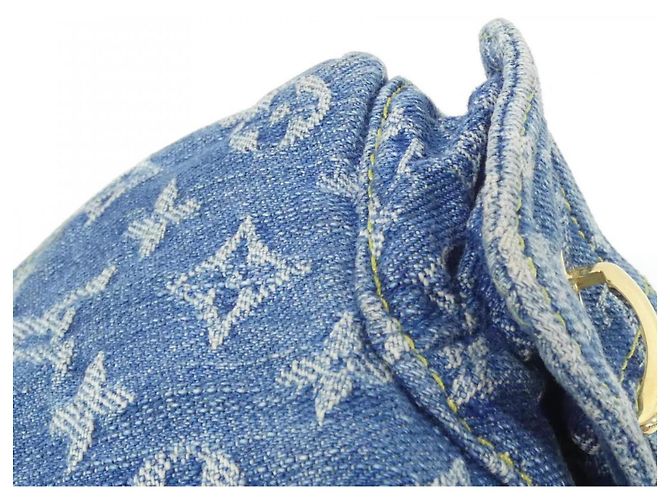 Zaino Louis Vuitton LV Remix Denim Blu - vista 3