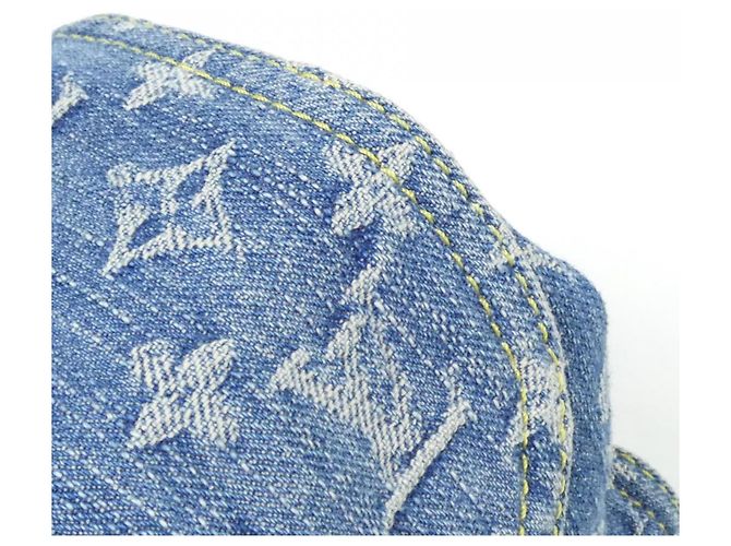 Zaino Louis Vuitton LV Remix Denim Blu - vista 4