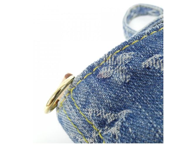 Zaino Louis Vuitton LV Remix Denim Blu - vista 8