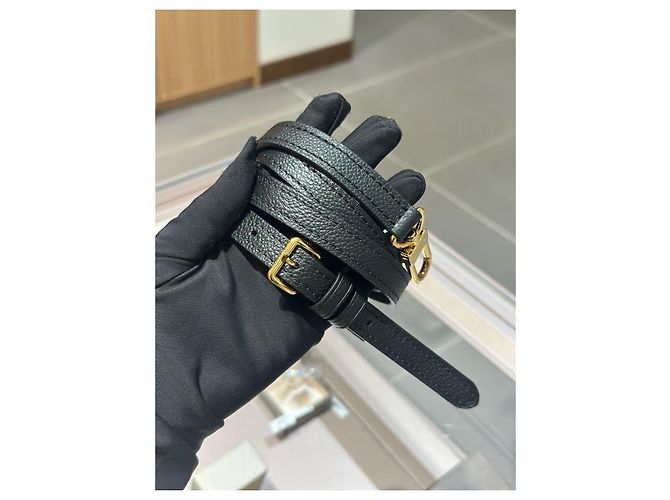 Louis Vuitton Speedy Nano in pelle Monogram Empreintes Nero - vista 7