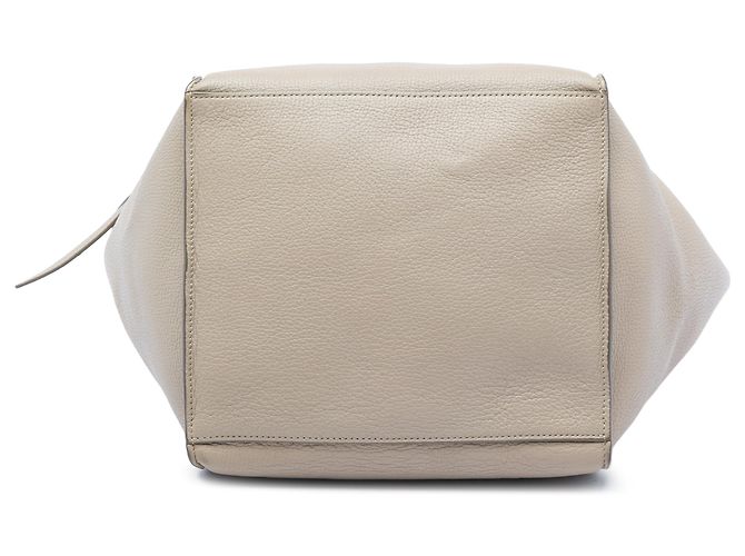 Céline Celine Big Bag Small en piel de becerro granulada flexible marrón Castaño Beige - vista 3