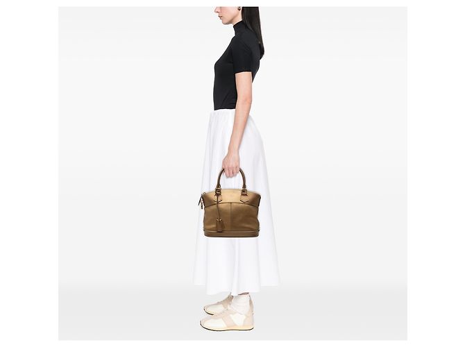 Louis Vuitton Brown Suhali Lockit PM Marrone Bronzo - vista 6