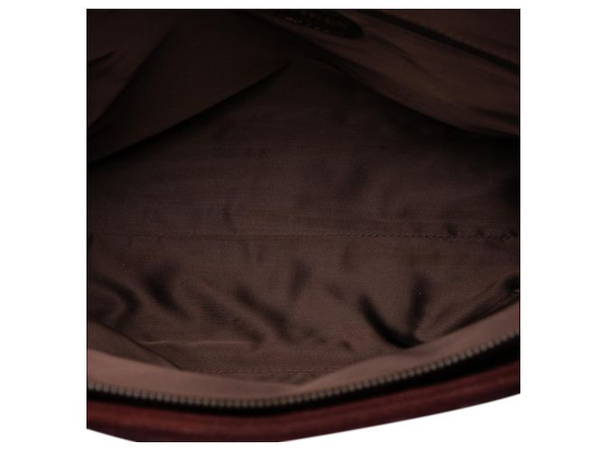 Borsa Tote Chanel in camoscio rosso con logo LAX Bordò - vista 4