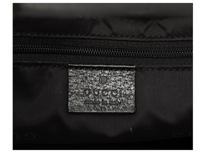 Borsa a tracolla Jackie Gucci in nylon nero - vista 5