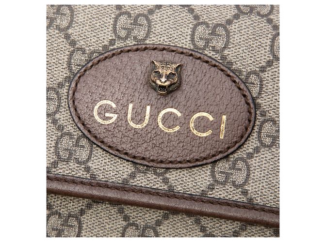 Gucci Beige GG Supreme Web Neo Vintage Gürteltasche - Ansicht 5