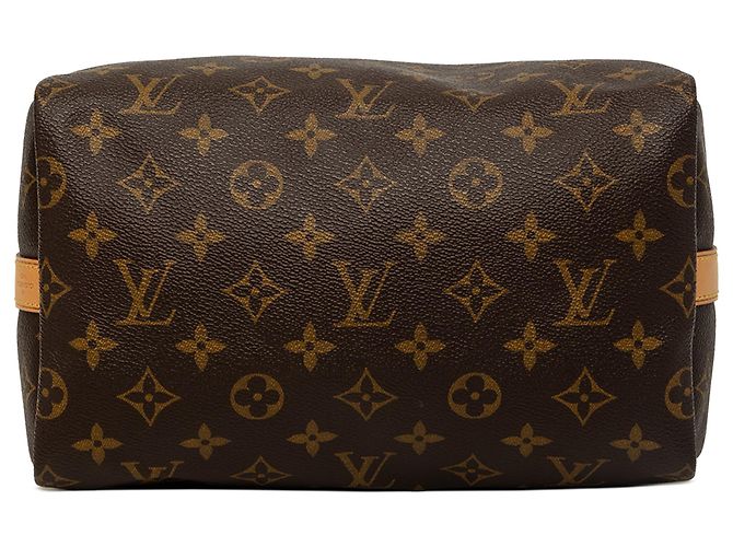 Louis Vuitton Brown Monogram Speedy Bandouliere 25 Marrone - vista 3