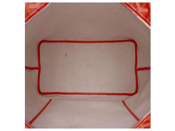 Goyard Orange Goyardine Artois MM Arancione - vista 4
