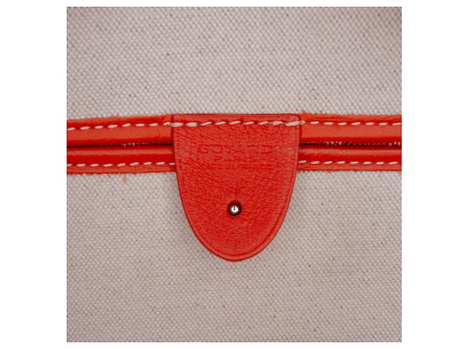 Goyard Orange Goyardine Artois MM Arancione - vista 5