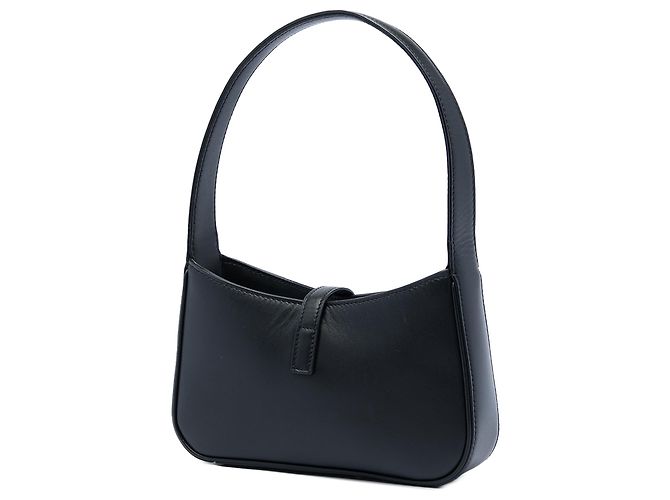 Saint Laurent Black Mini Smooth Calfskin Le 5 a 7 Nero - vista 2