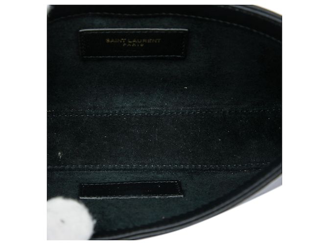 Saint Laurent Black Mini Smooth Calfskin Le 5 a 7 Nero - vista 4
