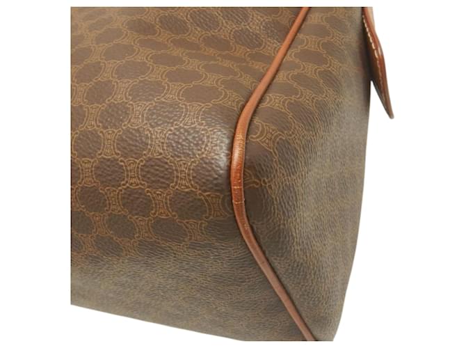 Céline Borsa Celine Brown Macadam Coated Canvas Marrone - vista 15