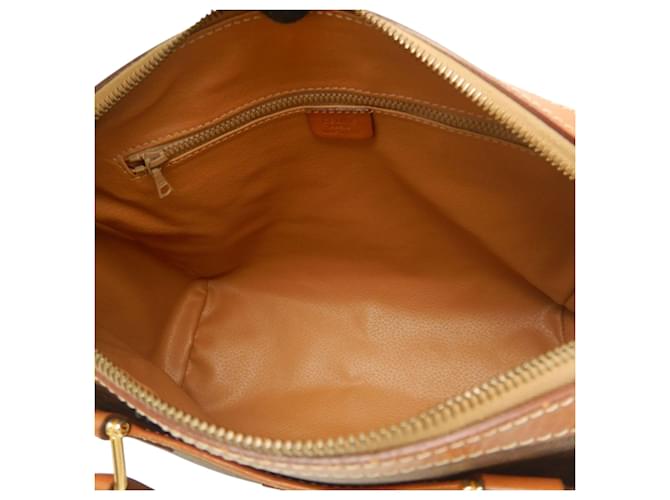 Céline Borsa Celine Brown Macadam Coated Canvas Marrone - vista 5