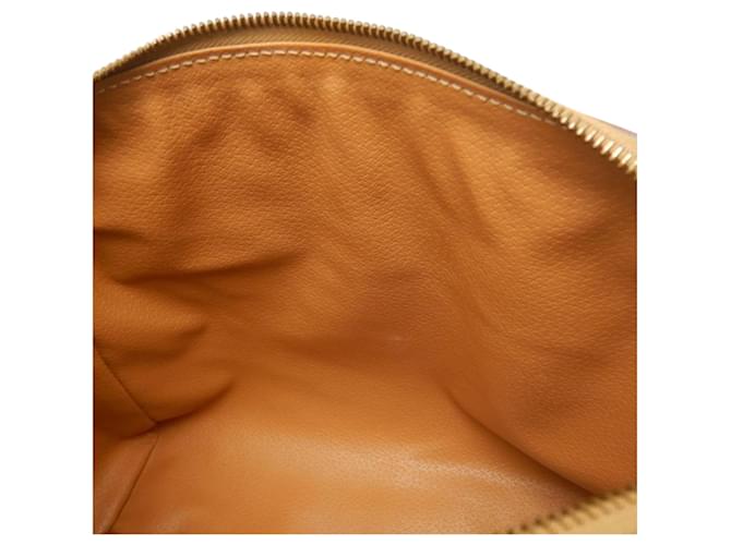 Céline Borsa Celine Brown Macadam Coated Canvas Marrone - vista 7
