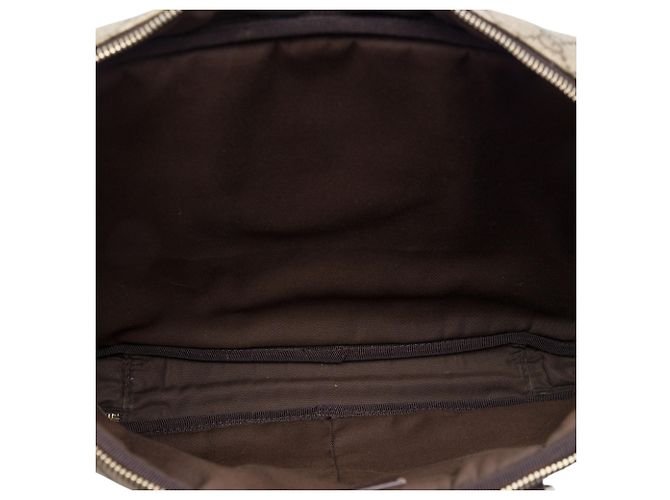 Sac business Gucci Beige GG Supreme - vue 4