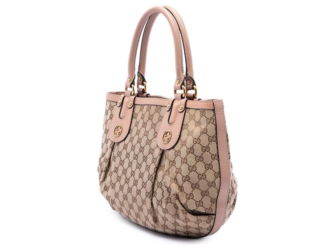 Bolso Tote Gucci Scarlett de lona GG beige - vista 2