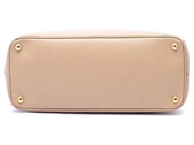 Bolso Tote Prada Beige Saffiano Lux Parabole - vista 3
