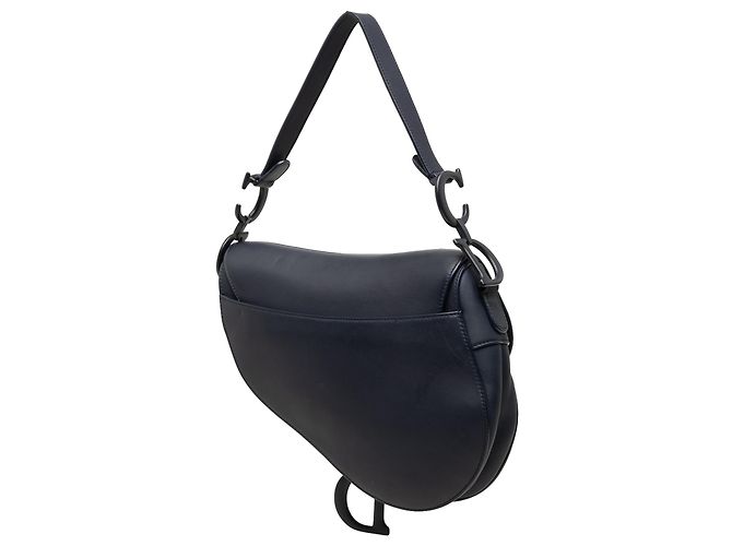 Borsa Saddle Dior in vitello ultra opaco blu Blu scuro - vista 2