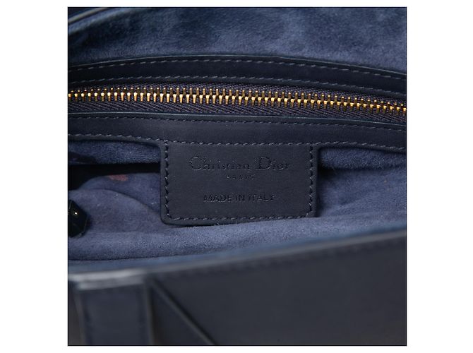 Borsa Saddle Dior in vitello ultra opaco blu Blu scuro - vista 5