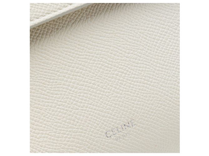 Belt Bag Céline Bolso cinturón Celine Nano de piel de becerro granulada blanca Blanco - vista 5