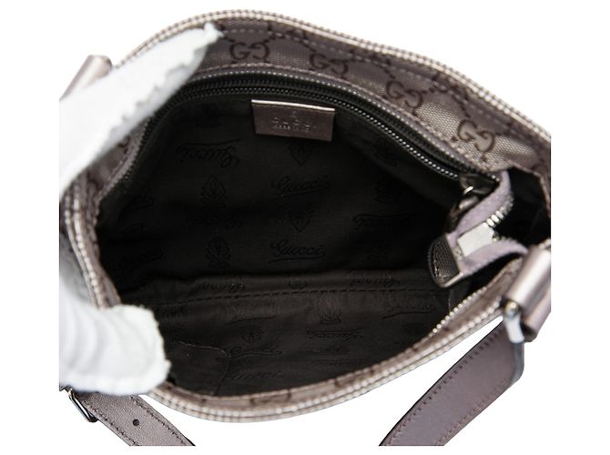 Gucci Silver GG Imprime Crossbody Silber - Ansicht 4