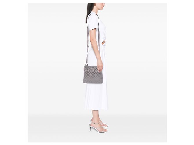 Gucci Silver GG Imprime Crossbody Silber - Ansicht 5
