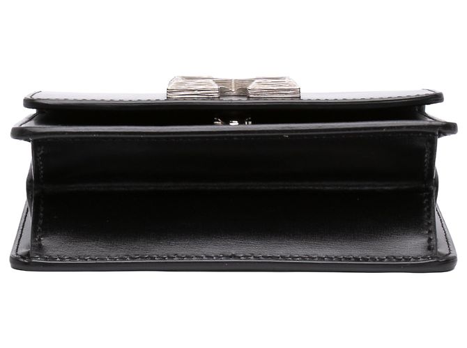 Off White Borsa Jitney 0.7 Off-White in pelle di vitello nera Nero - vista 3