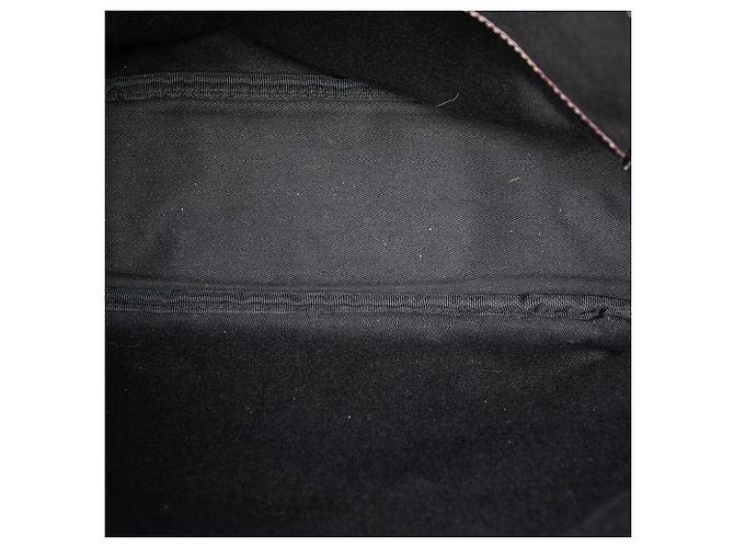 Céline Tote Celine Gray Macadam Canvas Marrone - vista 4