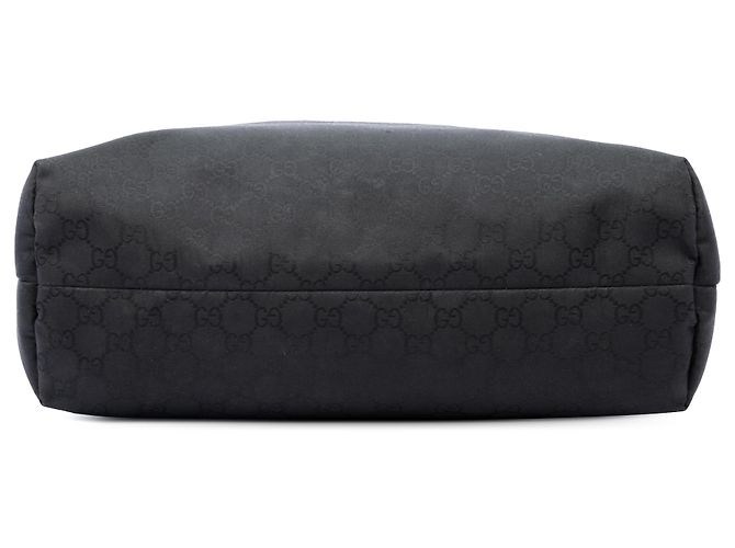 Sac crossbody Gucci en nylon GG noir - vue 3