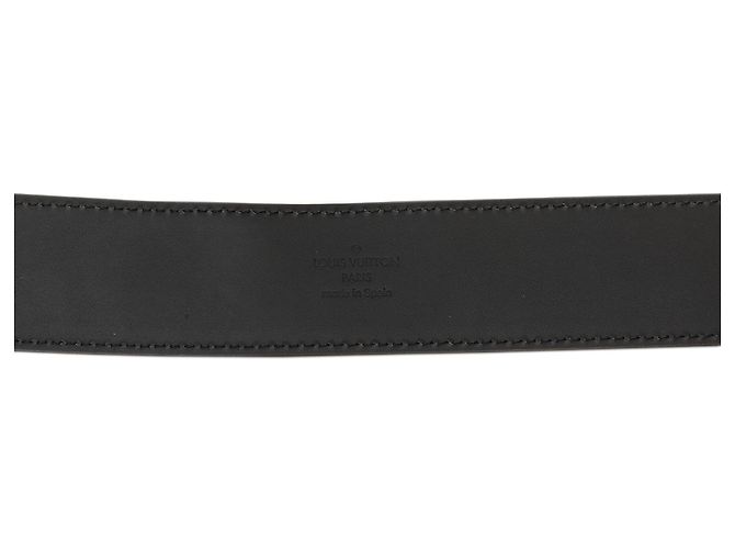 Cinturón reversible Initiales Louis Vuitton Mini Damier de ante marrón Castaño - vista 6