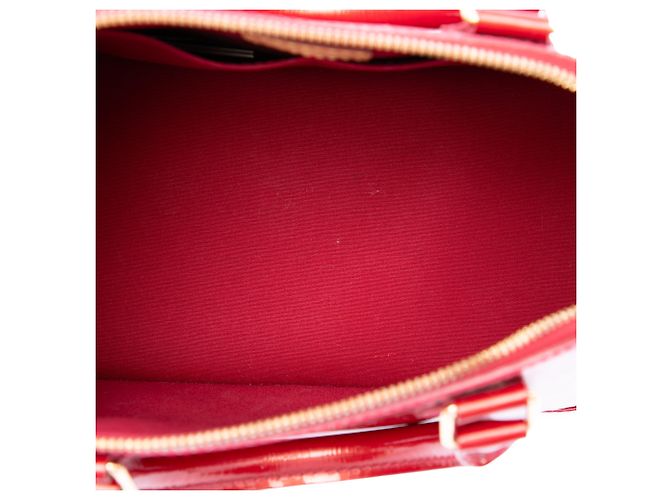 Louis Vuitton Red Monogram Vernis Alma PM Rosso - vista 4