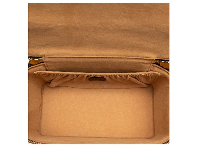 Necessaire MCM Brown Visetos Coated Canvas Rockstar Marrone - vista 4