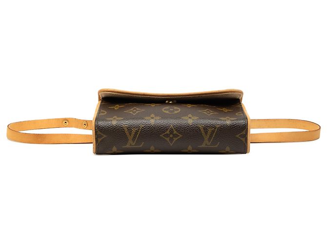 Louis Vuitton Brown Monogram Pochette Florentine Marrone - vista 3