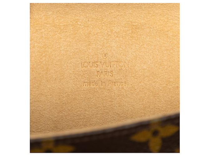 Louis Vuitton Brown Monogram Pochette Florentine Marrone - vista 5