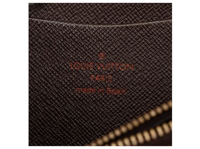 Portafoglio Louis Vuitton Brown Damier Ebene Zippy Long Wallet Marrone - vista 5