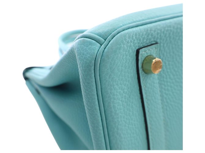 Hermès Blue Togo Birkin Retourne 30 Turchese - vista 11