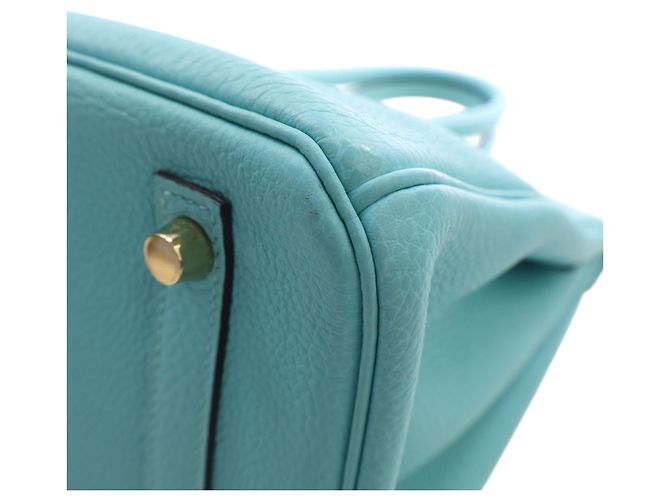Hermès Blue Togo Birkin Retourne 30 Turchese - vista 12