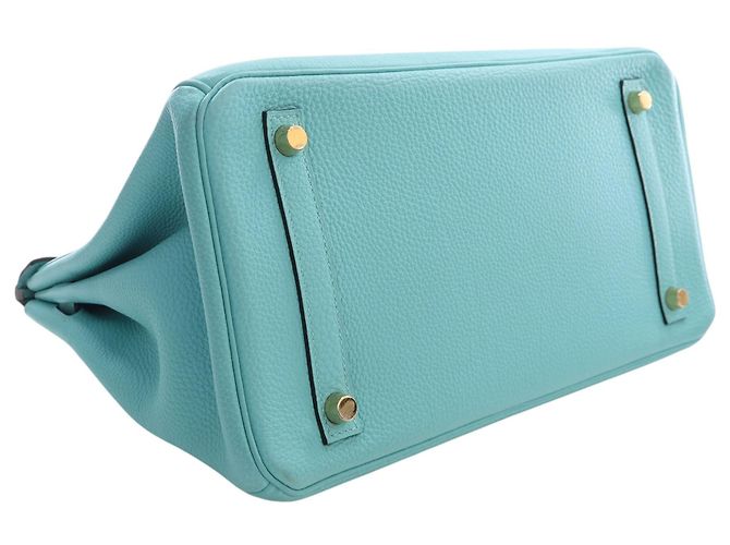 Hermès Blue Togo Birkin Retourne 30 Turchese - vista 14