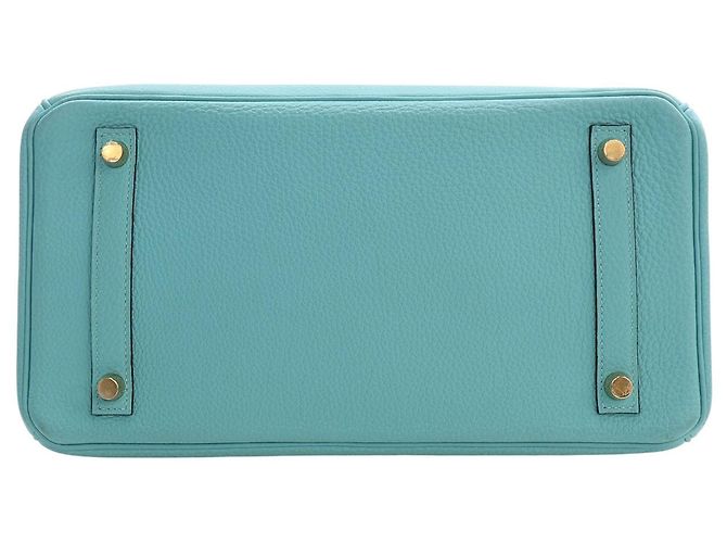Hermès Blue Togo Birkin Retourne 30 Turchese - vista 3