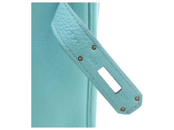 Hermès Blue Togo Birkin Retourne 30 Turchese - vista 4