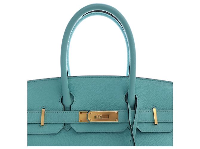 Hermès Blue Togo Birkin Retourne 30 Turchese - vista 5