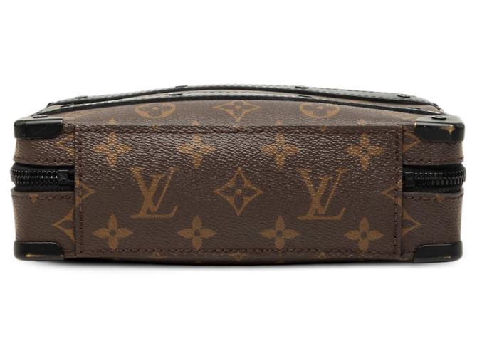 Louis Vuitton Brown Monogram Macassar Handle Soft Trunk Marrone - vista 3