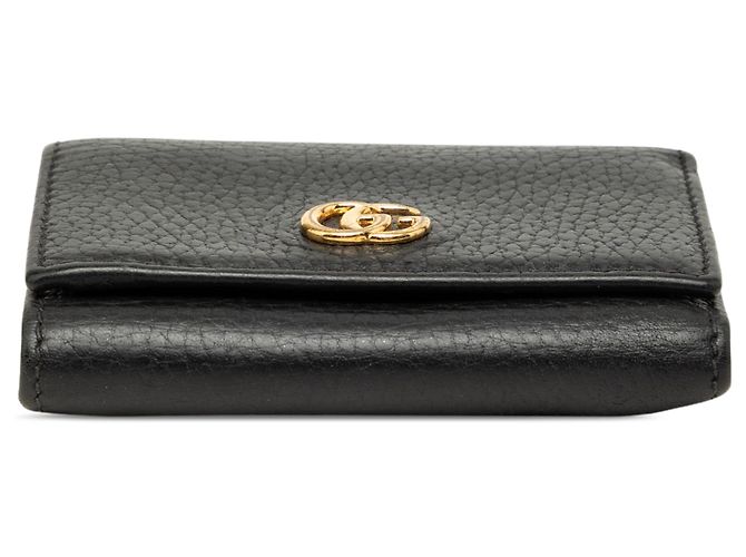 Cartera compacta trifold Gucci GG Marmont negra Negro - vista 3