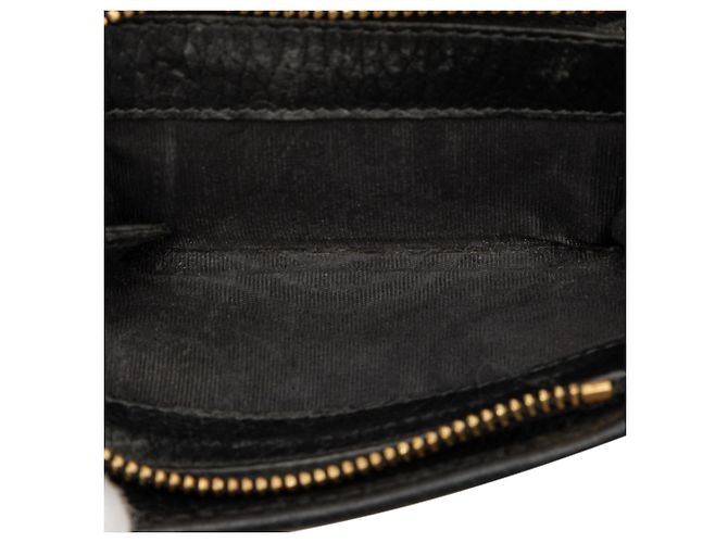 Cartera compacta trifold Gucci GG Marmont negra Negro - vista 4